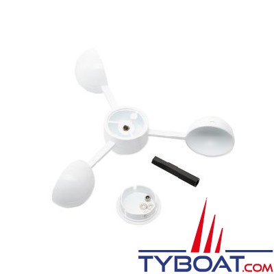 Nasa Marine - Godets blancs (3 coupelles) pour girouettes V2, sans fil et TACTICAL
