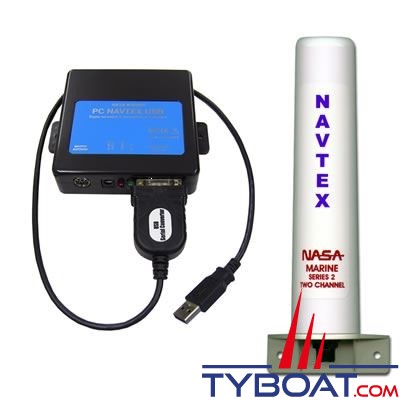 Nasa Marine - Navtex PC PRO 3 bi-fréquences 490/518 KHZ avec antenne