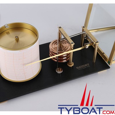 Naudet - Barographe Laiton - Grand format