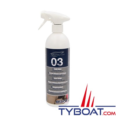 Nautic-Clean - 03 - Nettoyant Défenses et Pare-battages -  750 ml (vaporisateur)