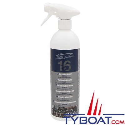 Nautic-Clean - 16 - Dégraissant Cale et moteur -  750 ml (vaporisateur)