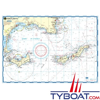 Navicarte 503 - plastifiée - format A3 - Hyères
