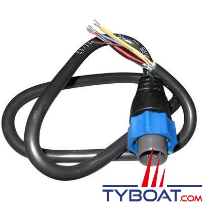 Navico - Câble adaptateur prise bleue pour Simrad, Lowrance, B&G - 7 broches 