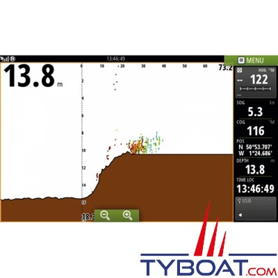 Navico - Sonde traversante ForwardScan avec sabot et kit de montage