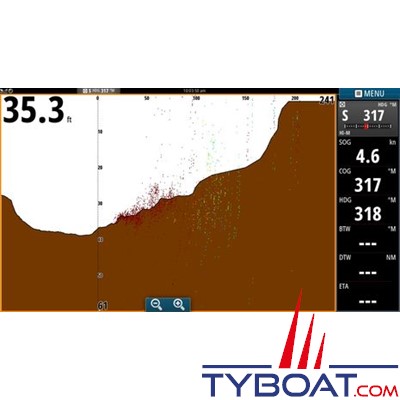 Navico - Sonde traversante ForwardScan avec sabot et kit de montage