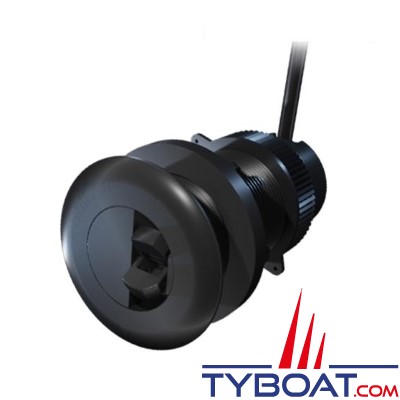 Navico - Sonde traversante plastique DST810 GEN2 - 235 KHz - Triducer profondeur/vitesse/température - NMEA2000 - Connecteur Micro-C / Bluetooth