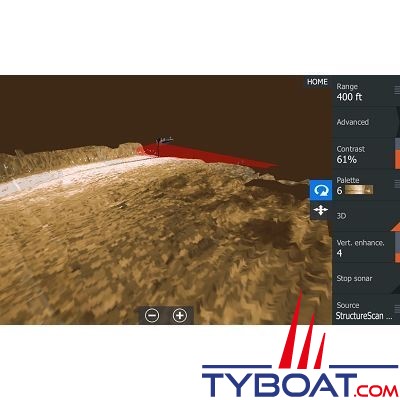 Navico - Sondeur StructureScan 3D CHIRP pour Simrad / Lowrance / B&G  - Avec sonde tableau arrière