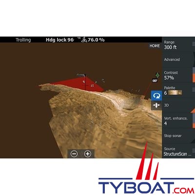 Navico - Sondeur StructureScan 3D CHIRP pour Simrad / Lowrance / B&G  - Avec sonde tableau arrière