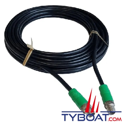 B&G Simrad Lowrance - Câble Ethernet  5m - prise verte M12-X 8 broches