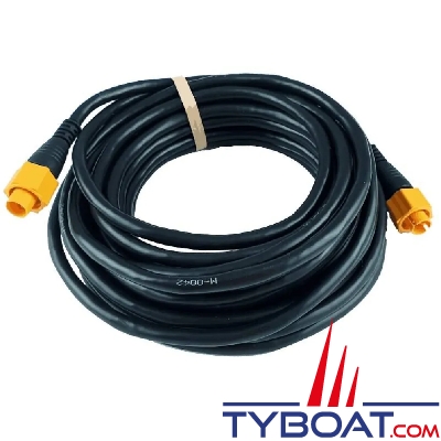 B&G Simrad Lowrance - Câble Ethernet  7,7m (25ft) - prise jaune 5 broches