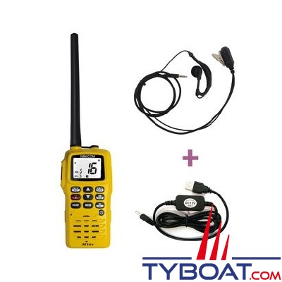 Navicom - Pack VHF RT411+PACK Chargeur 220V- câble USB