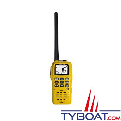 Navicom - VHF portable RT411+ - 6W - Etanche IPX6 et flottante 