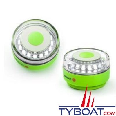 NAVISAFE - Lampe de sécurité Navi Light 360° Rescue 2 MN 16 Leds blanches - coque verte