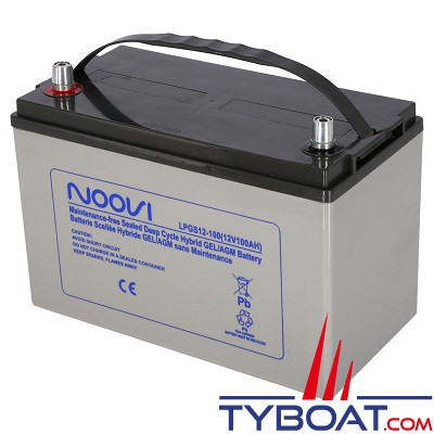 Noovi - Batterie Hybrid GEL/AGM - 12 Volts 100 Ampères