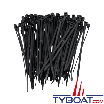 Norma - Colliers de fixation  NORMAFIX® -  2,5 x  98 mm Noir par 100