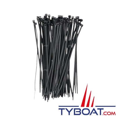 Norma - Colliers de fixation  NORMAFIX® -  3,6 x 200 mm Noir par 100
