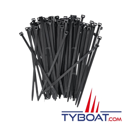 Norma - Colliers de fixation  NORMAFIX® -  7,8 x 240 mm Noir par 100