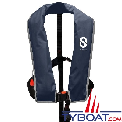 Ocean Safety - Gilet gonflable XF automatique UML - 170 N - sans harnais - Bleu marine