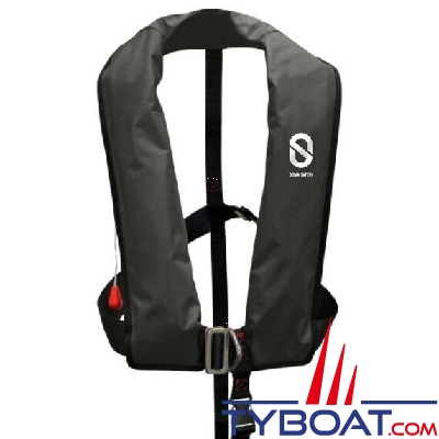 Ocean Safety - Gilet gonflable XF hydrostatique - 170 N - avec harnais - Noir
