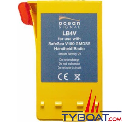 Océan signal - LB4V Batterie lithium pour VHF V100/V100B/V100C