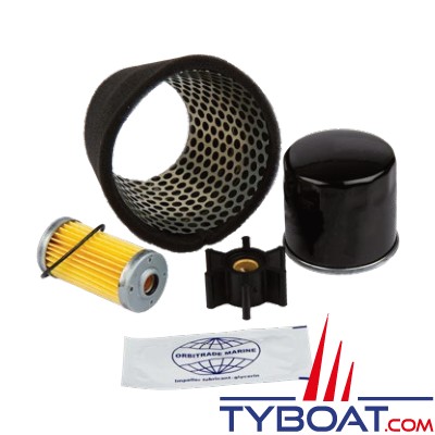 Orbitrade -Kit entretien compatible moteur Yanmar 2YM/3GM30/3YM