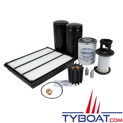 Orbitrade - Service kit compatible Volvo D6-E/D6-F avant 2019