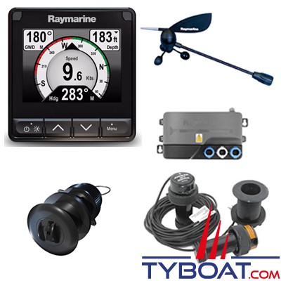 Pack Raymarine i70s (instrument couleur, capteur vent, P319, ST900, convertisseur ITC-5)