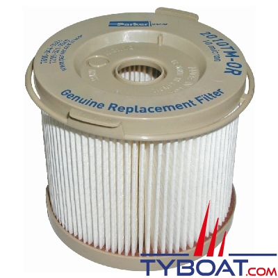 PARKER Racor - Élément filtrant de rechange 2010TM-OR pour filtre Parker Racor 500FG/FH - 10µ 