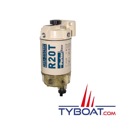 PARKER Racor - Préfiltre séparateur diesel Spin-on 230R débit 114L/h 30µ