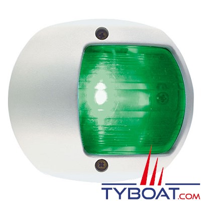 PERKO - 0170 SERIES - Feu de navigation à led - Tribord vert - Blanc - Montage latéral