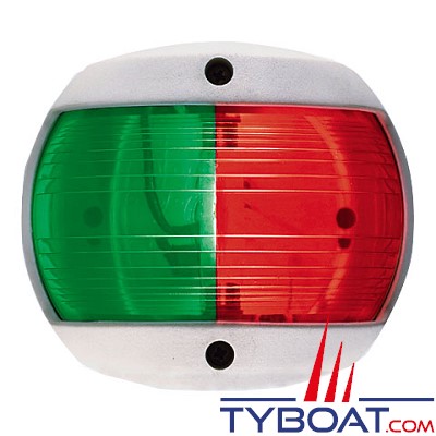 PERKO - 0170 SERIES - Feu de navigation Bi-color - Rouge/Vert - Blanc - 12 Volts