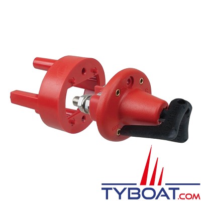 Perko - Coupleur de batterie double - Cloison/panneau