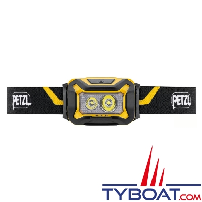 Petzl - Lampe frontale ARIA 2R PRO - livrée avec Accu Core - Jaune /Noir