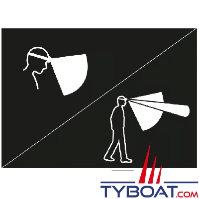 Petzl - Lampe frontale ARIA 2R PRO - livrée avec Accu Core - Jaune /Noir