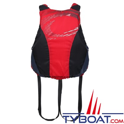 Plastimo - Aide à la flottabilité Typhoon Amrok - multi-sports - 50 newtons - rouge/noir - taille  M/L - 50-70 Kg