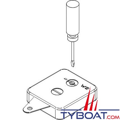 Plastimo - Boîtier de compensation pour compas Mini-Contest, Contest 101 & 130, Mini-B et Offshore 75.