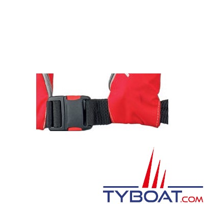 Plastimo - Gilet gonflable automatique PILOT 165 Rouge à cartouche hydrosoluble - sans harnais (ISO 12402-3)