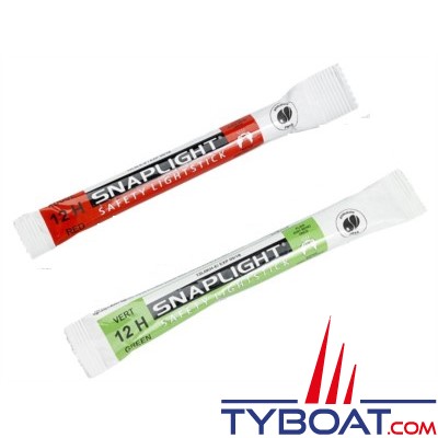 PLASTIMO - Kit de 3 bâtons lumineux assortis (Blanc, rouge, vert) 