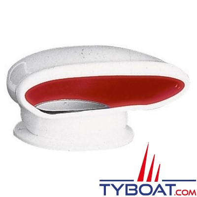 Plastimo - manche à air de rechange pour référence 17626 - blanc intérieur rouge