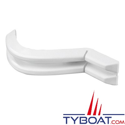 PLASTIMO - MARINA FENDER - 2 Protections de ponton - Blanc - 100 x 14 x 6 cm 