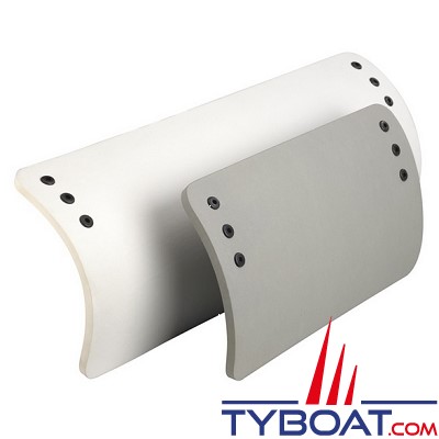 Plastimo - Pare-battage pour pneumatique - Mousse polyéthylène - 350 x 800 mm - Blanc