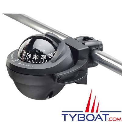 Plastimo - Support de fixation pour compas Offshore 75 mini-fût - Offshore 75 et Offshore 95 sur étrier - noir