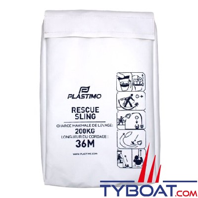 Plastimo - Système de récupération d'homme à la mer RESCUE SLING - blanc