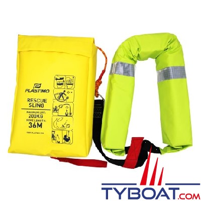 Plastimo - Système de récupération d'homme à la mer RESCUE SLING - jaune