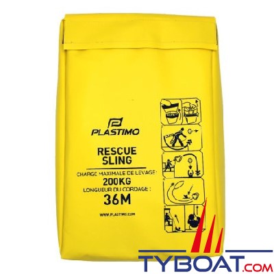 Plastimo - Système de récupération d'homme à la mer RESCUE SLING - jaune