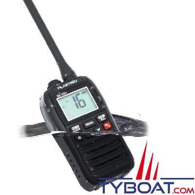 Plastimo - VHF portable compact SX-350+ - Puissance 1/3,5 watts - Etanche IPX7 et flottante - USB-C