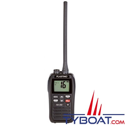 Plastimo - VHF portable - SX-350 - Puissance 3 watts - Etanche et flottante
