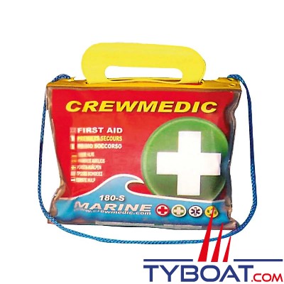 Crewmédic - Trousse de premiers secours - Modèle 180 minutes - Utilisation spécifique au large