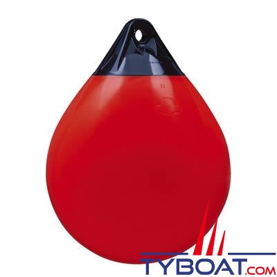 Polyform Norway - Pare-battage sphérique A1 - Rouge embout bleu - Ø 31 cm