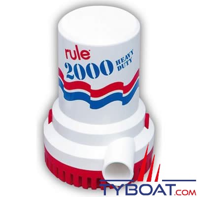 Pompe de cale Rule 2000 GPH 24V 7600 L/H